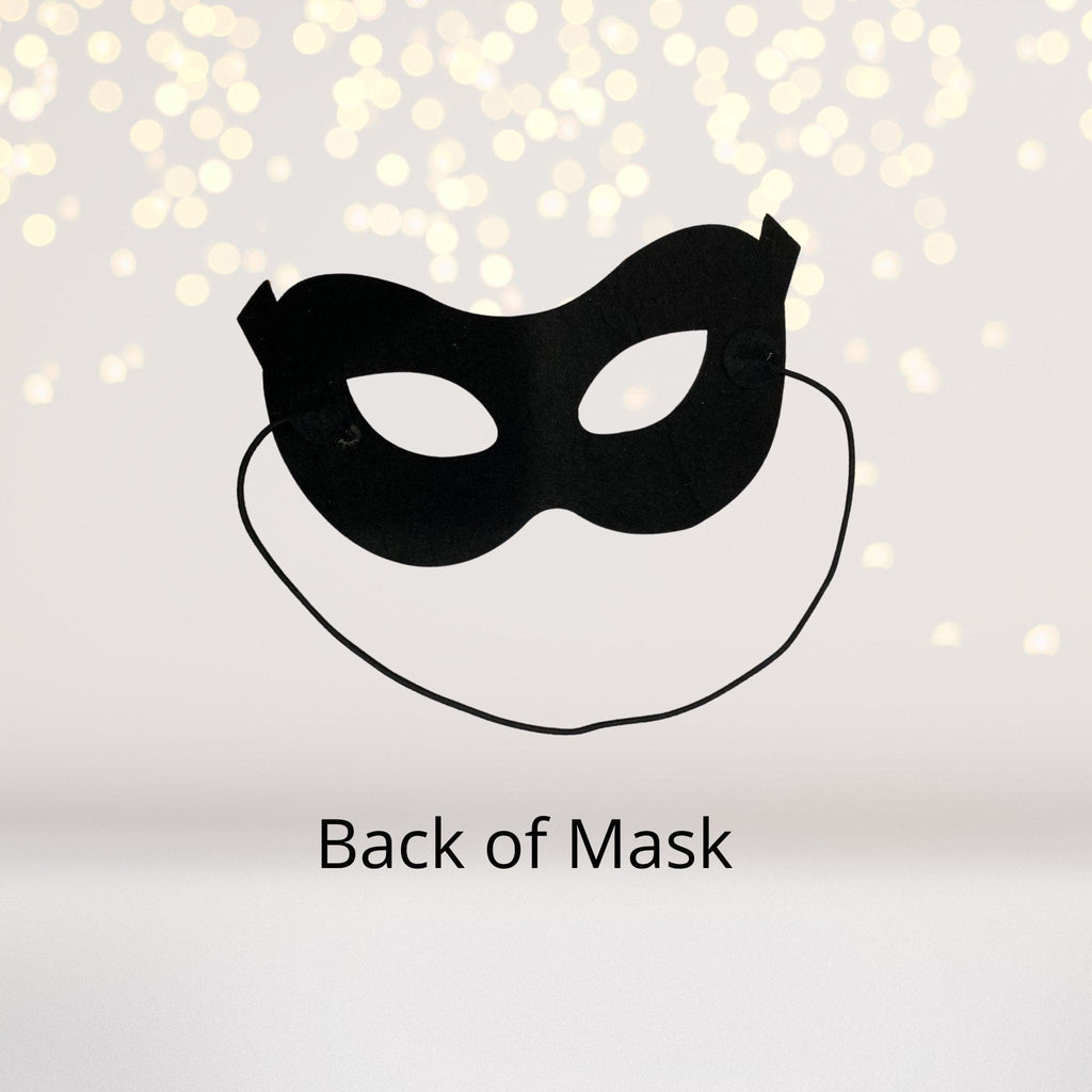 SUPER Hero Felt Costume Mask, Lightning Bolt Costume Mask