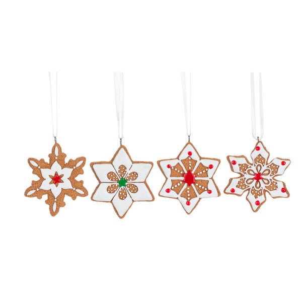 Frosted Snowflake Cookie Ornament -
