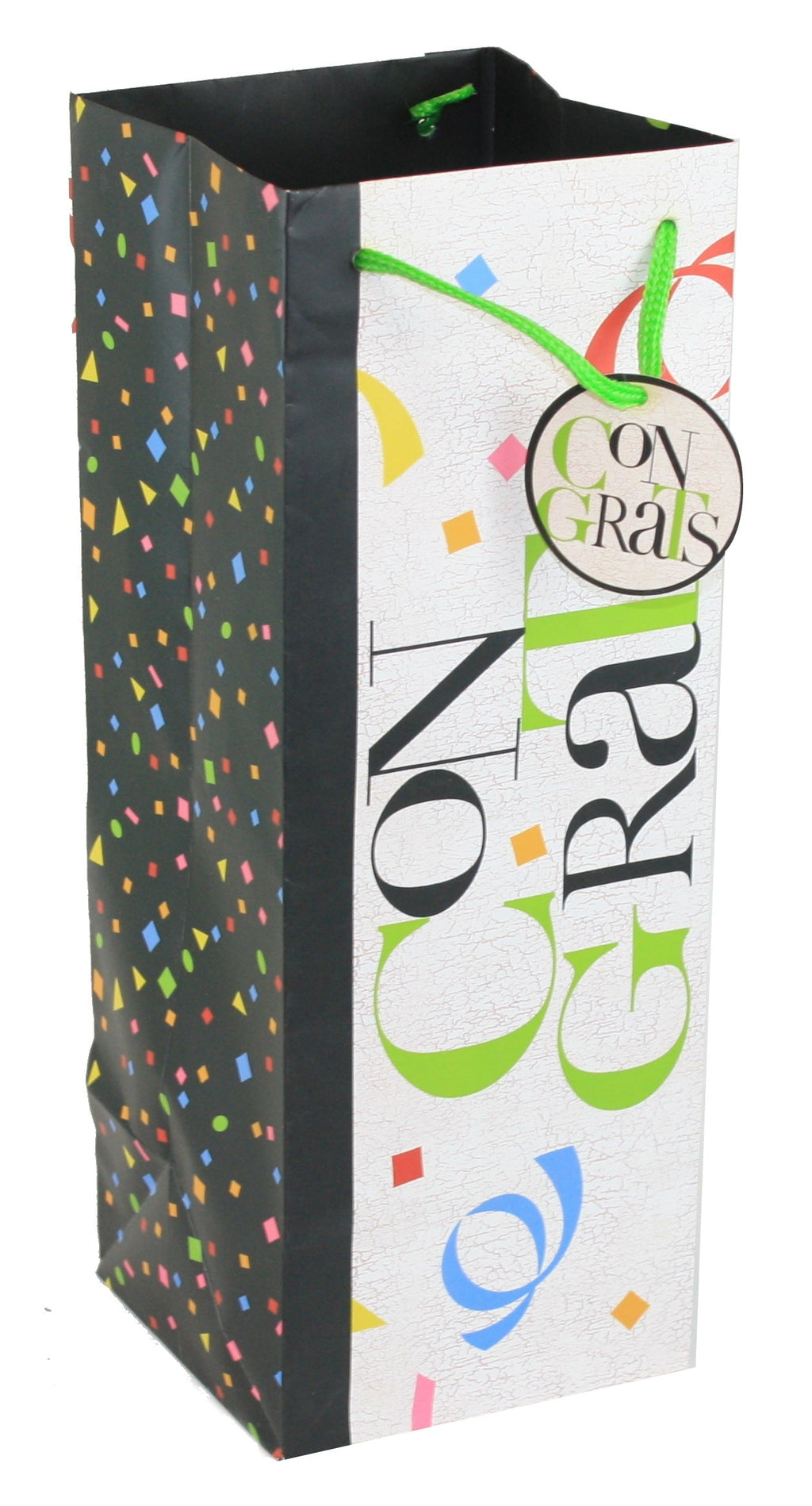 Congratulation Confetti Bottle Gift Bag