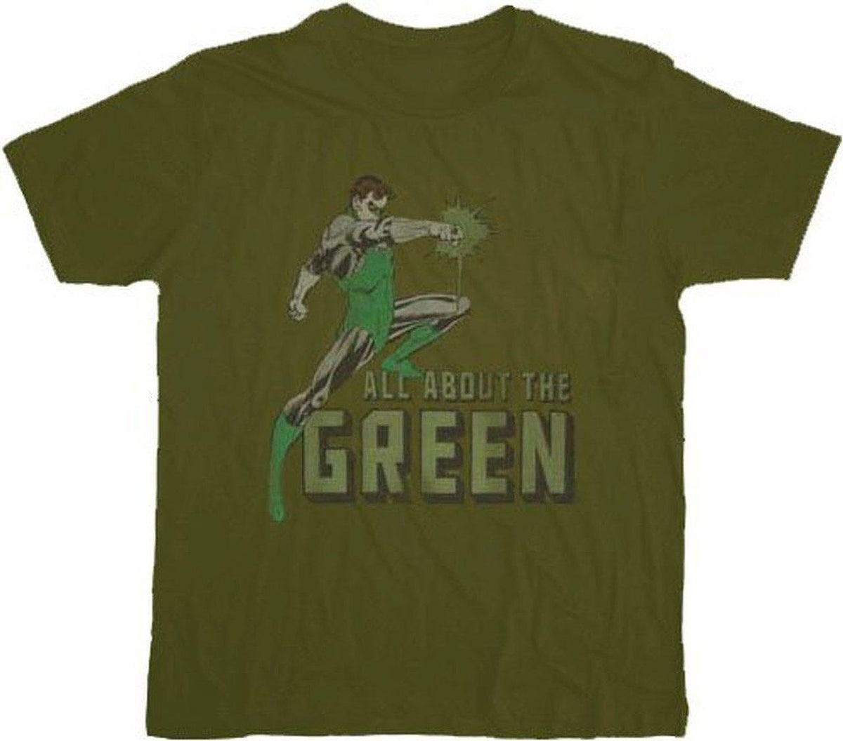 The Green Lantern All About the Green Adult Unisex Halloween Cosplay T-shirt