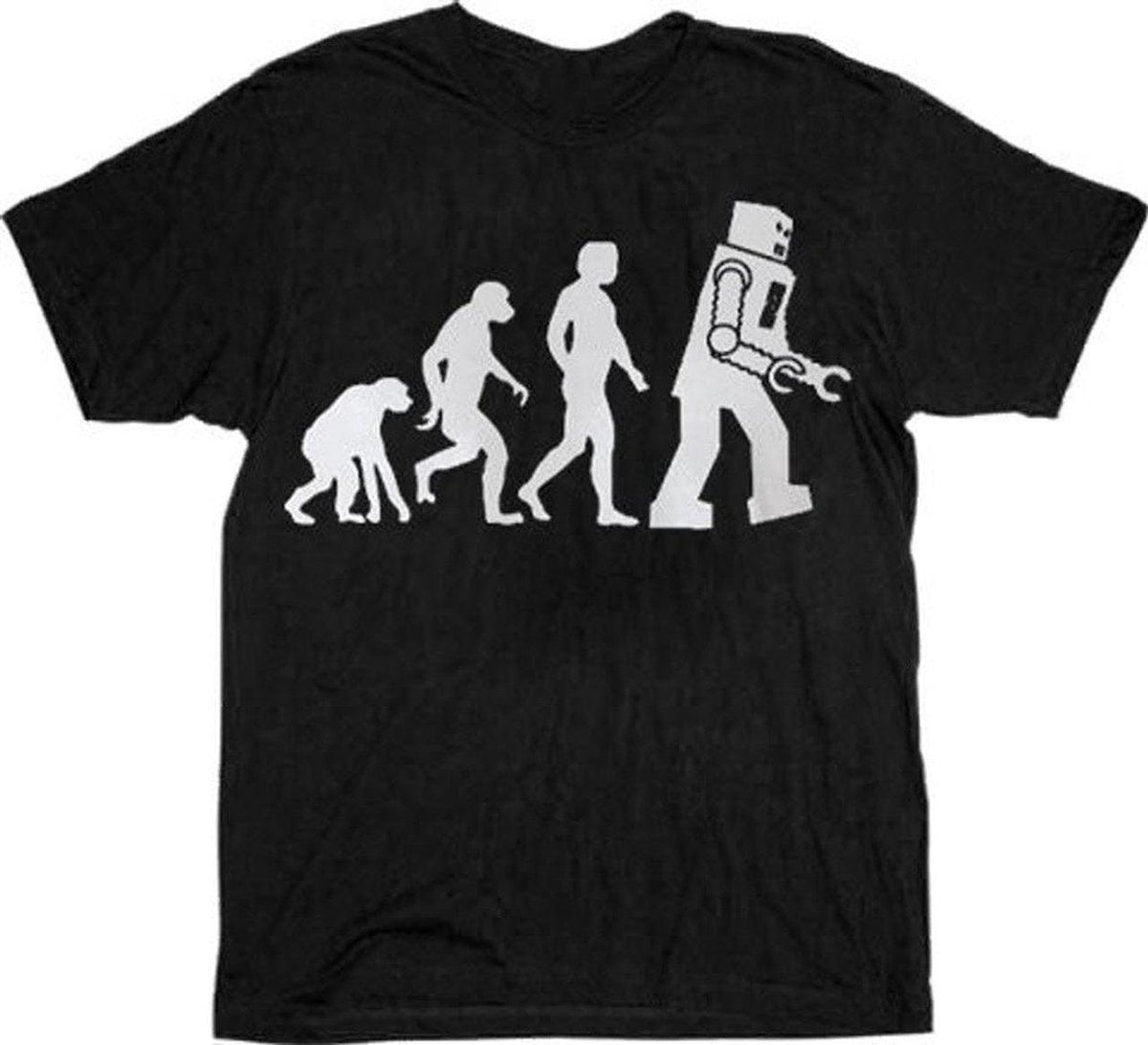 Theory of Evolution BBT TV Show Adult Unisex Replica Halloween Cosplay Robot Evolution T-shirt