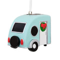 Silver Camper Ornament