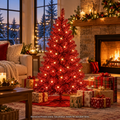 Tinsel Trees 48'' Lighted Artificial Pine Christmas Tree
