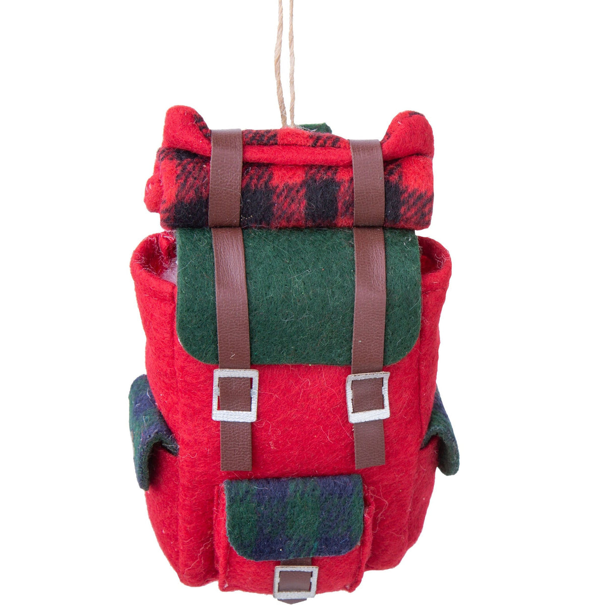 Red Felt Backpack Ornament