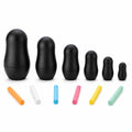 Chalkboard Nesting Doll Set with Color Chalks Gift Boxed