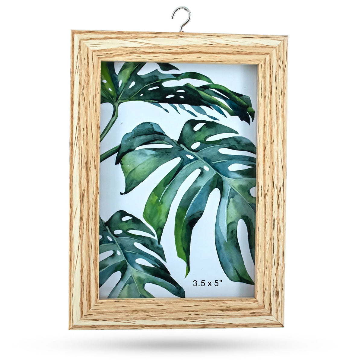 Double Curve Crescent Black Metal Photo Picture Frame and Ornament Display Stand 9.25 Inches