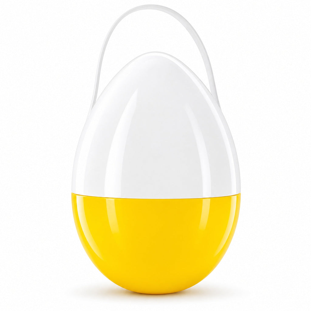 Giant Jumbo Large Size White and Yellow Chick Plastic Easter Egg 10 Inches