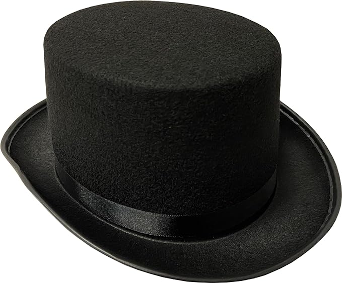 Black Felt Top Hat