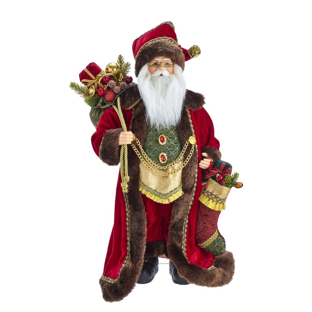 18-Inch Kringles Elegant Santa
