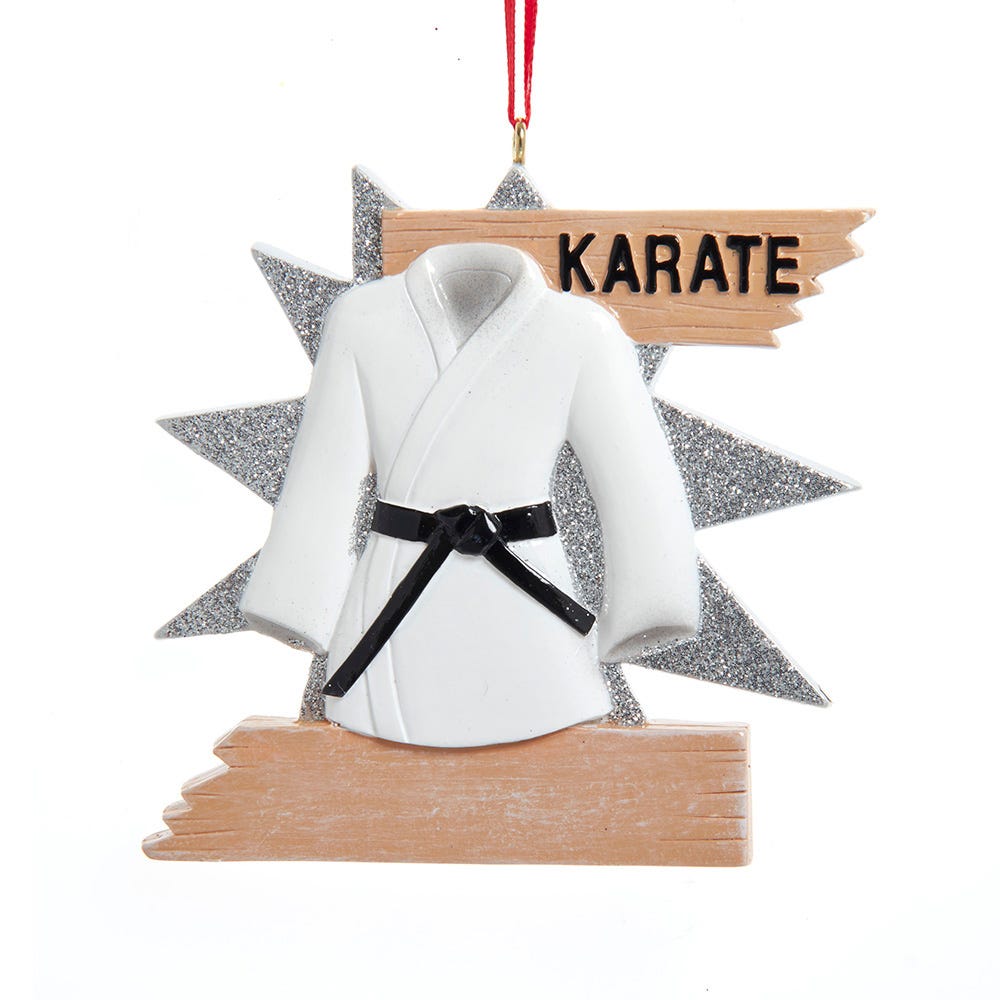 Black Belt - Karate Ornament