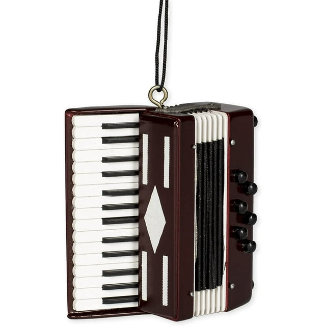 Burgandy Accordion Ornament