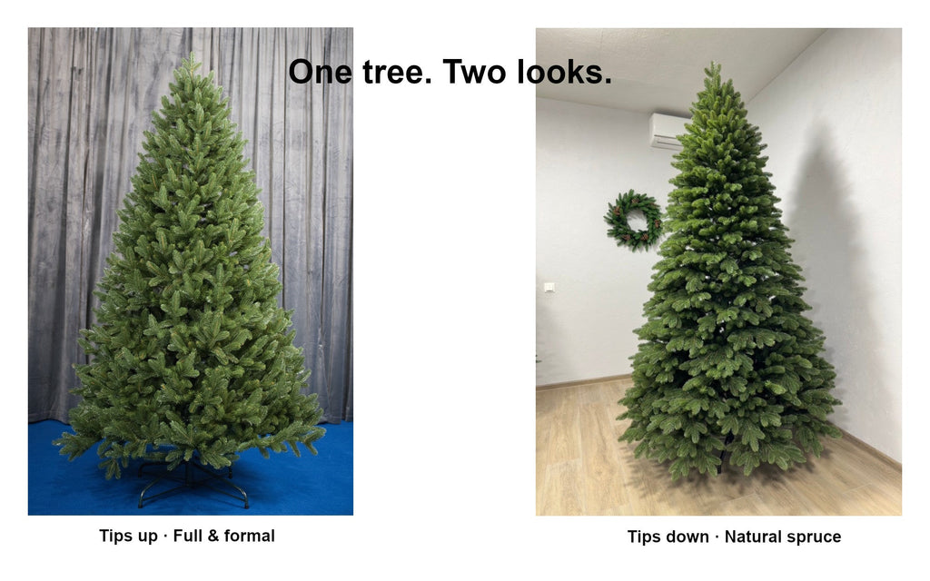 Ukrainian Artificial Christmas Tree, 7–8 ft, 100% PE