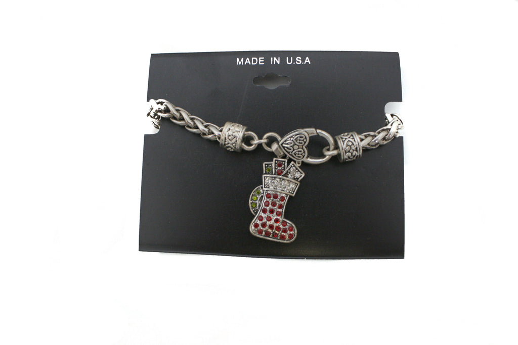 Crystal Stocking Bracelet
