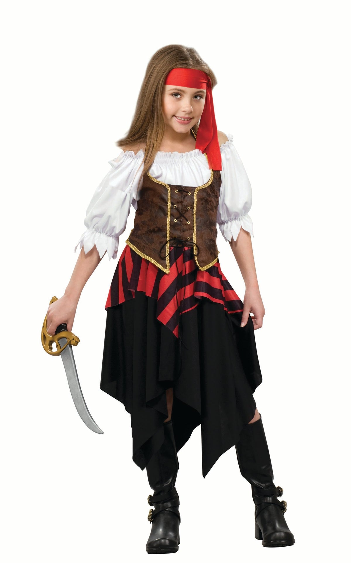 Forum Buccaneer Sweetie Girls' Pirate Costume - Medium