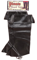 Black Pirate Bootie Boot Top Covers Adults