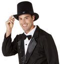 Super Deluxe Felt Black Top Hat Adult