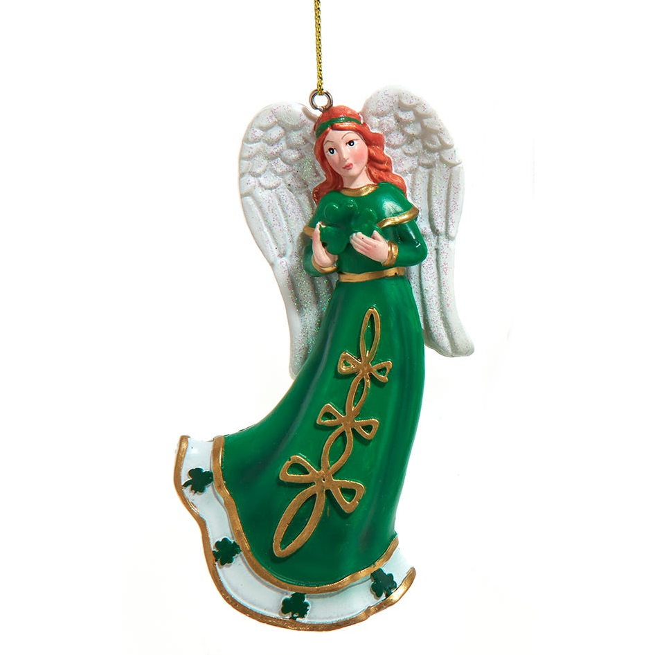 Irish Angel Ornament -
