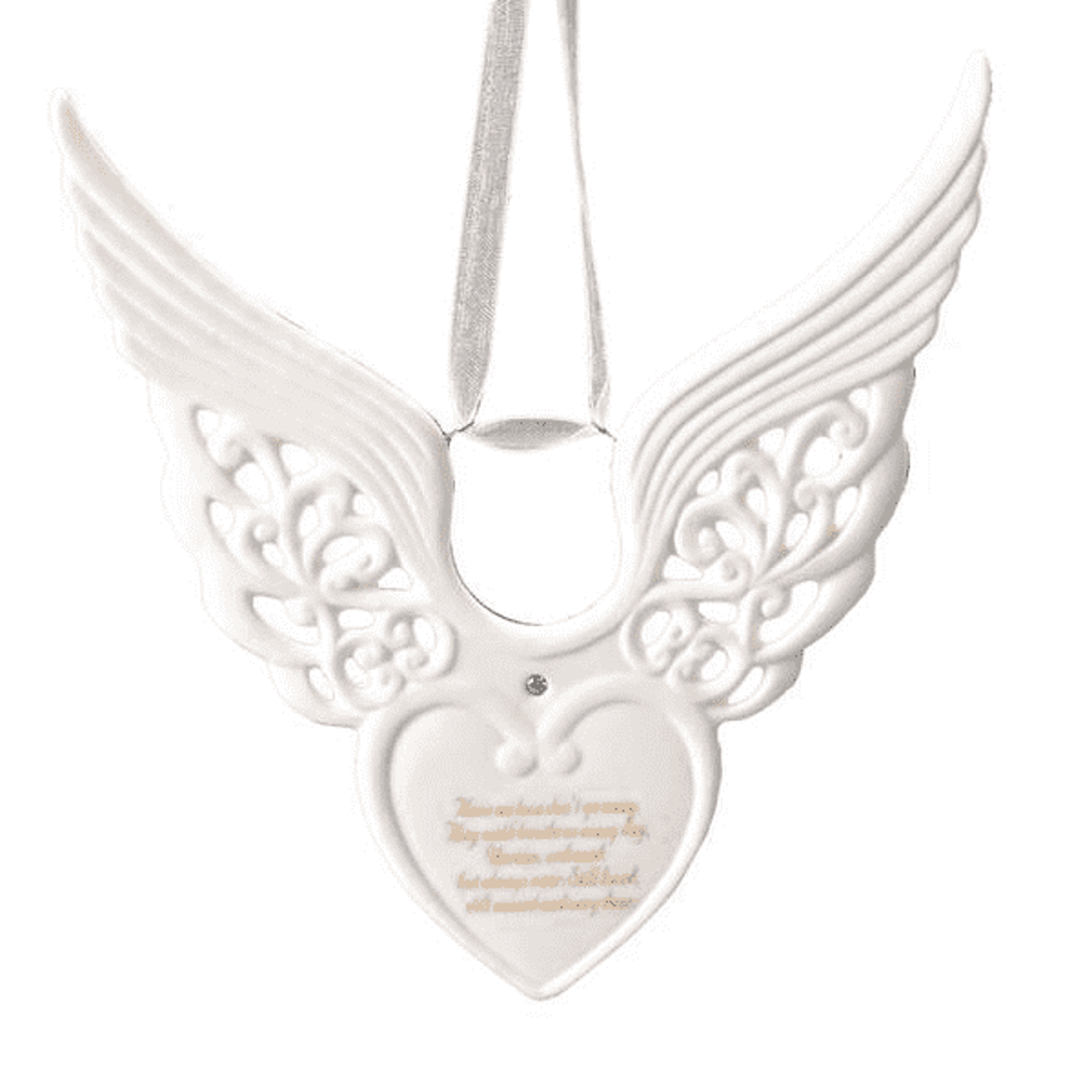 Wing Heart Memorial Ornament
