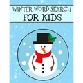 Winter Word Search For Kids: Christmas Word Search For Kids, Winter Word Search Puzzle Books, Holiday Large Print Puzzles - Paperback