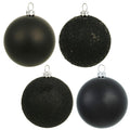 Black Christmas Ball Ornament Assortments (Set of 20)