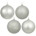 Silver Christmas Ball Ornament Assortment (Set of 20)