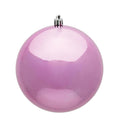 Pink Shiny Ball Christmas Tree Ornaments (6 pack)