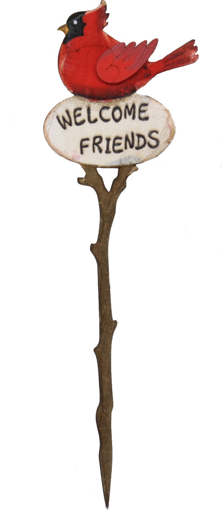 Wooden Cardinal Holiday Picks -