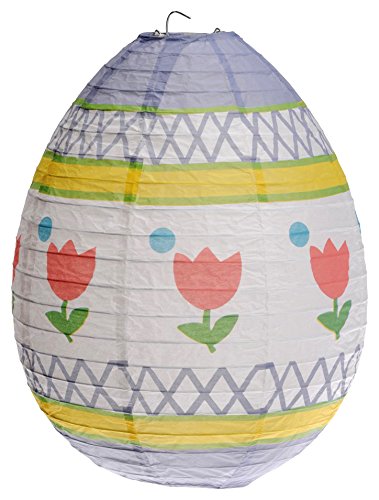 Egg Paper Lantern - Spring Floral