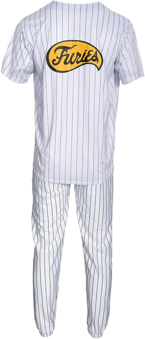 Warriors Jersey Pants and Hat Adult Unisex Halloween Cosplay Complete Set
