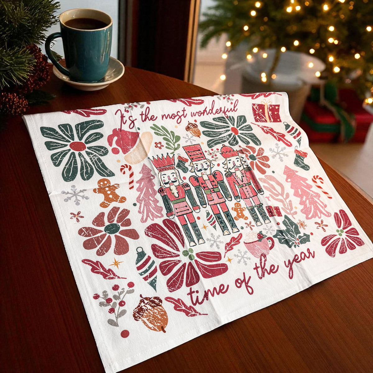 Boho Floral Nutcracker