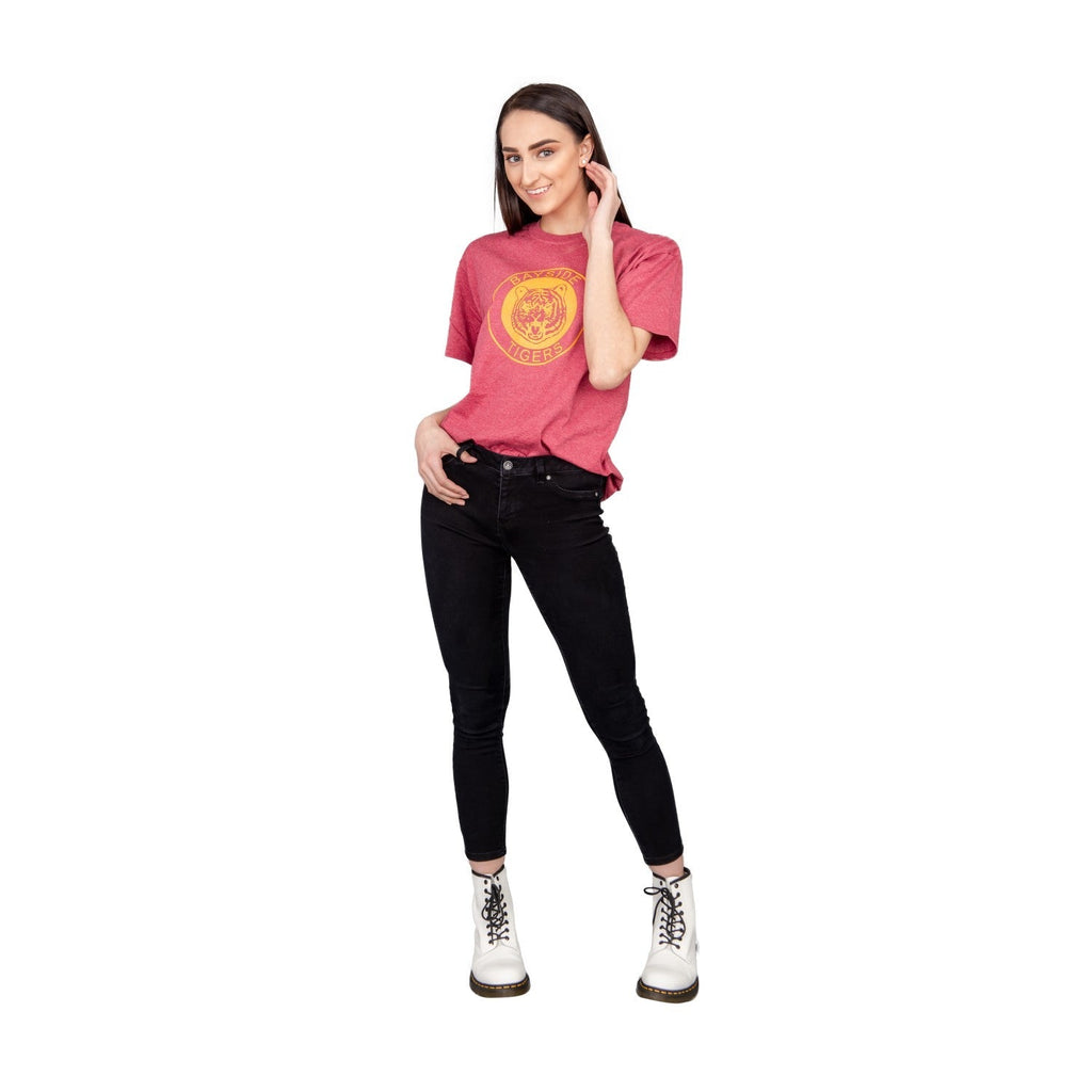 Women's SBTB Bayside Tigers School Logo Circle T-shirt