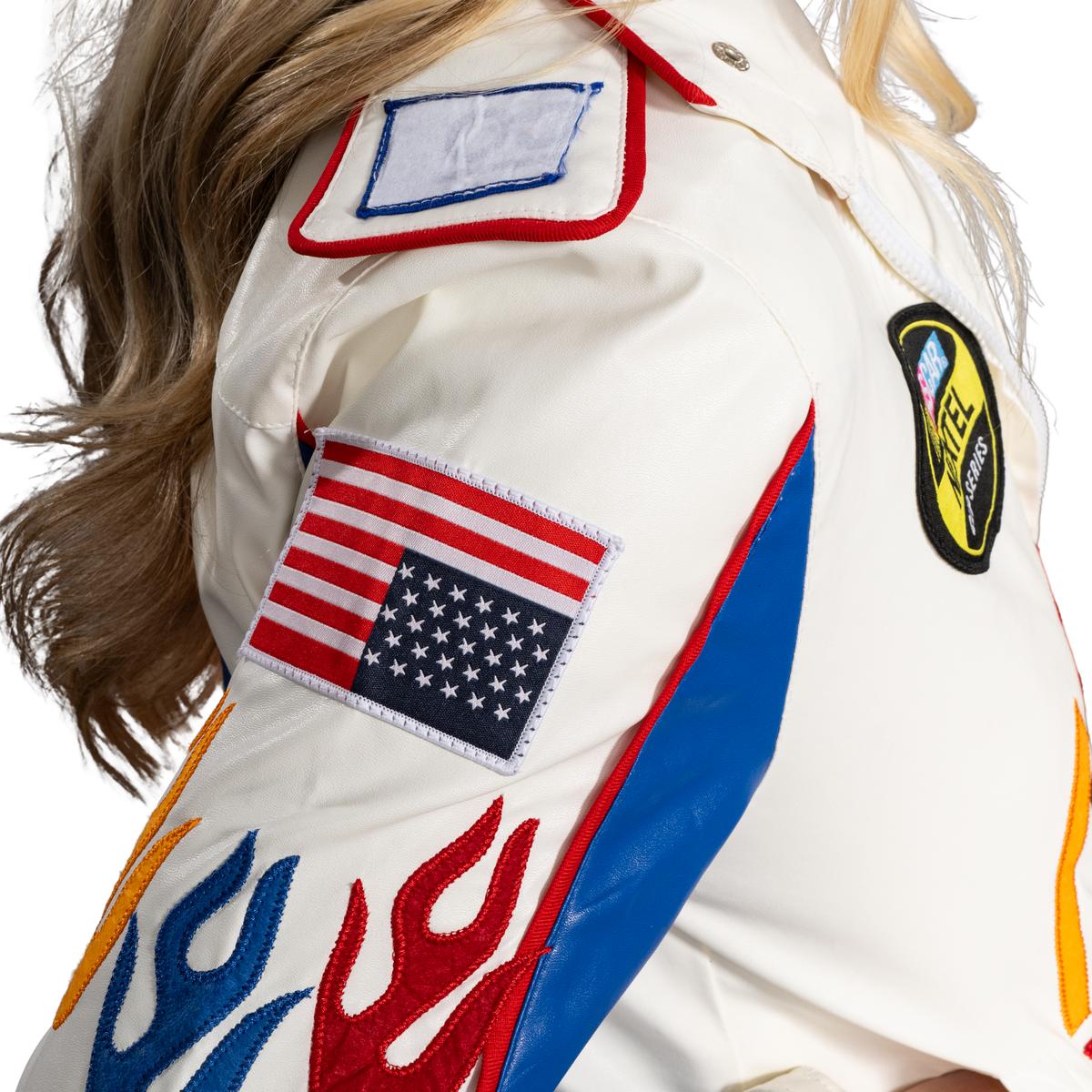 Wonder Bread Talladega Replica Stock Car Racing Movie Halloween Cosplay Costume Jacket