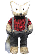 Holiday Fox Figurine - 12 Inch -