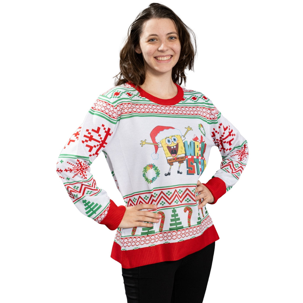 Wrap Star SpongeBob Christmas Sweater