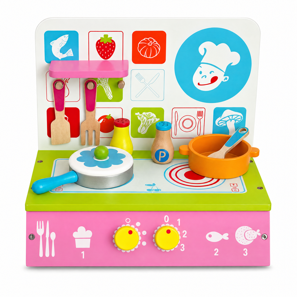 Wooden Kitchen Cooktop Set 12 Inches