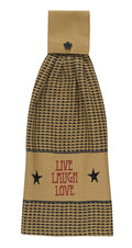 Live Laugh Love - Tietop Kitchen Towel