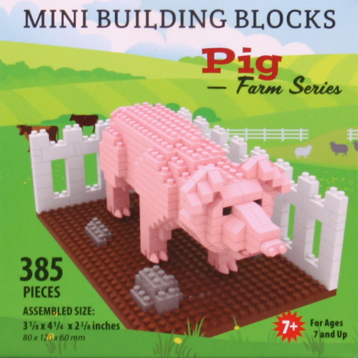 Mini Building Blocks - Farm Series - Pig