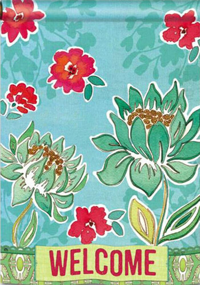 Dahlia Dance Garden Flag - 12.5x18