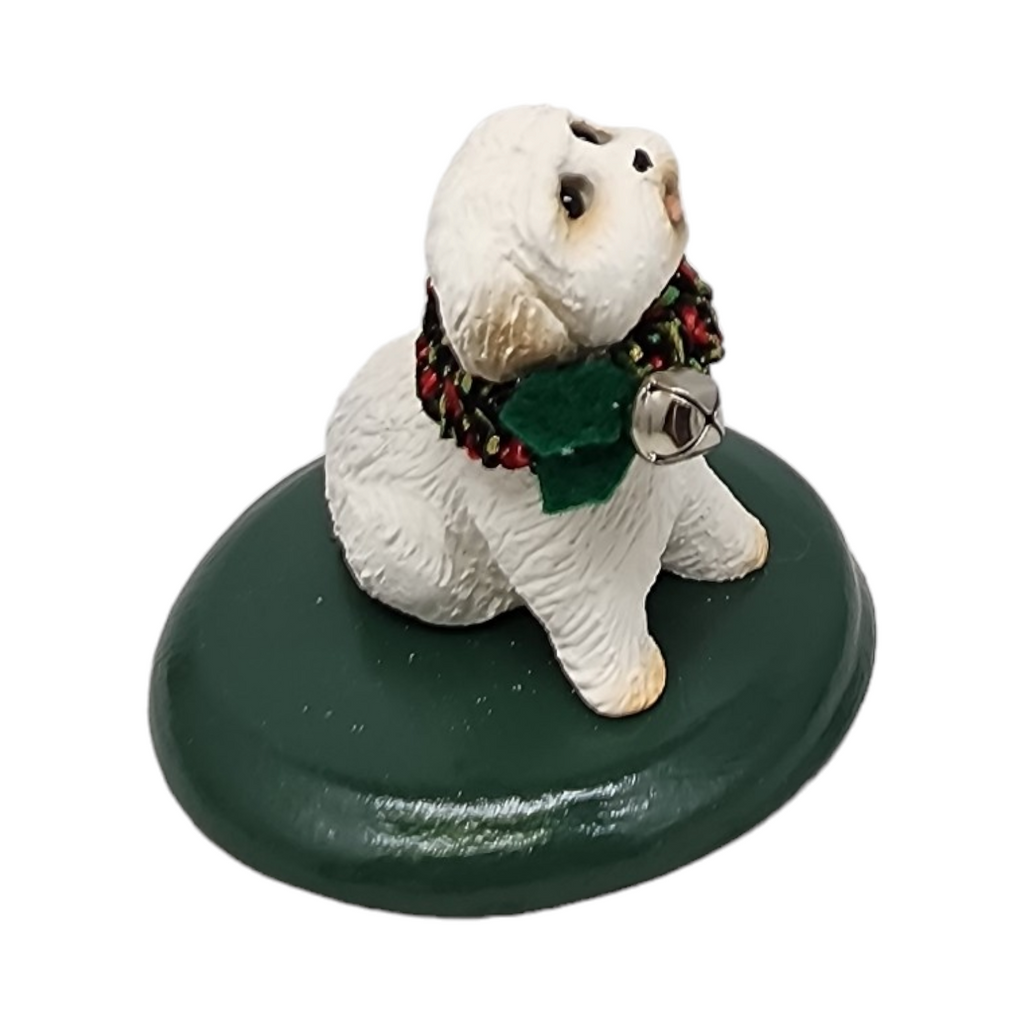 Byers Choice Singing Dog - Bichon