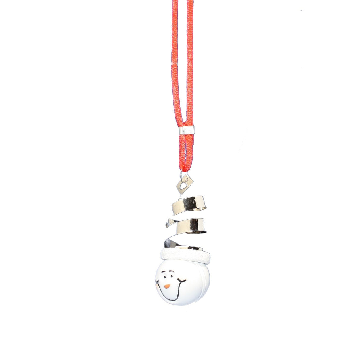 18" Metal Jingle Bell Ornament - Silver