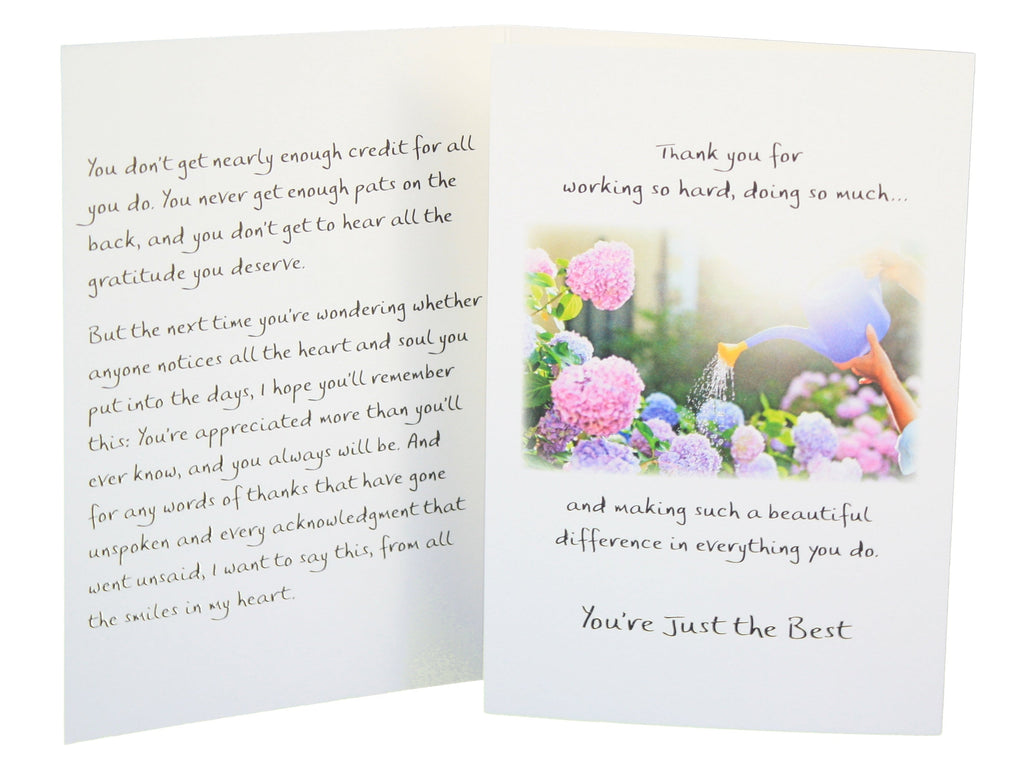 You Work So Hard And Do So Much - Greeting Card