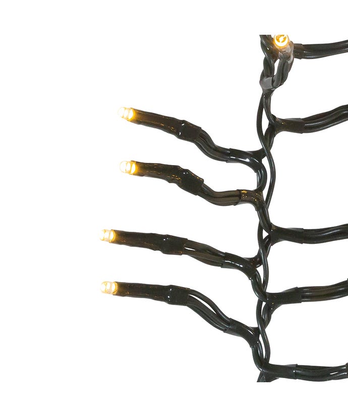 1000-Light Warm White LED Cluster Light Set