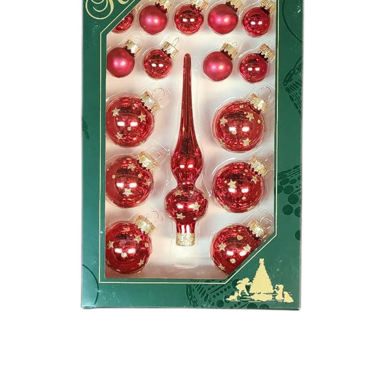 Christmas by Krebs Mini Trimsets with Topper - Red