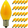 Yellow Solid LED Light Bulbs