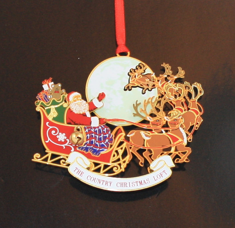 To All A Good Night Collectible Brass Ornament