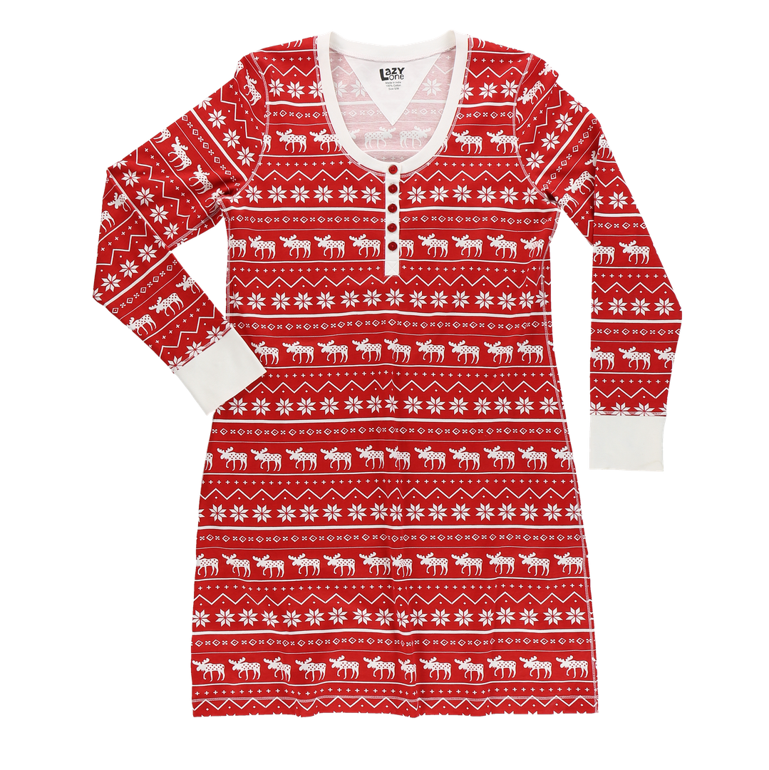 Nightshirt - Nordic Moose - Small/Medium