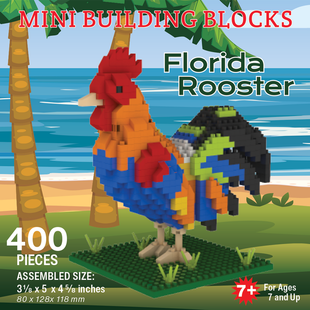 Mini Building Blocks - Florida Rooster