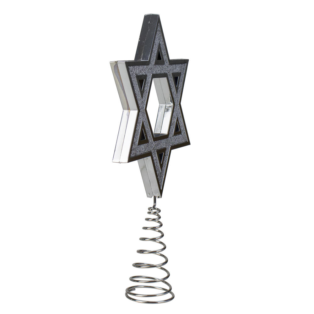 Silver Hanukkah Tree Topper