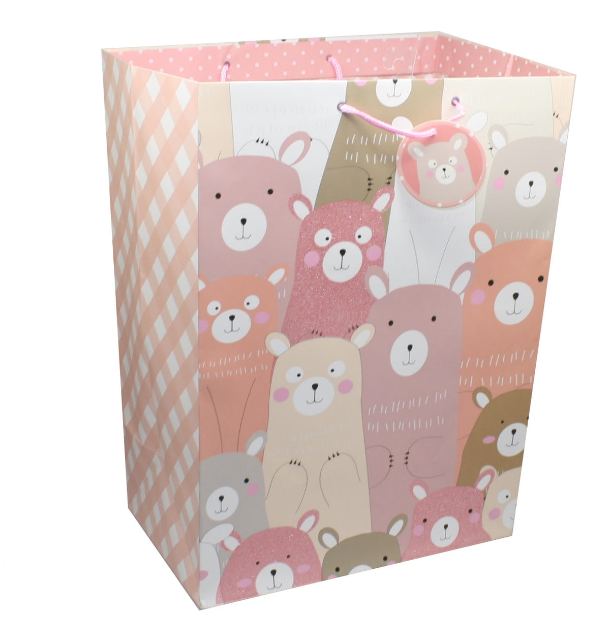 Mega Jumbo Pink Bear Gift Bag