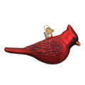 Northern Cardinal Glass Ornament